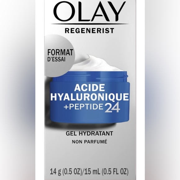Olay Regenerist Hyaluronic + Peptide 24 Gel Face Moisturizer 0.5 oz NEW - Picture 1 of 6